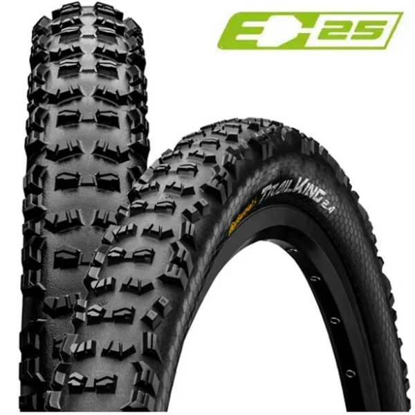 Continental Trail King II Performance 2.4 Pneu Pliable 29″, Noir jusqu'à 1