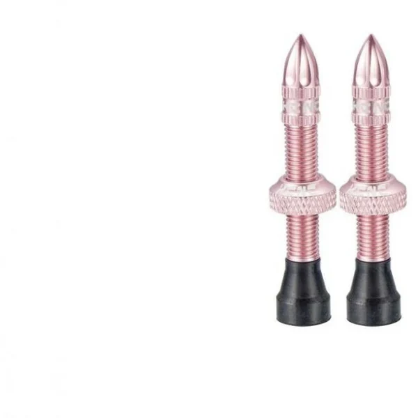 soldes en ligne KCNC Aluminium Kit Valves Tubeless 50mm, Rose 1