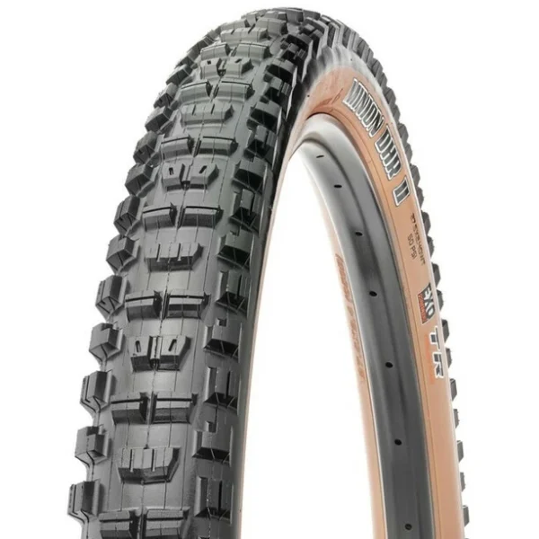 Maxxis Minion DHR II Pneu Souple 29×2.60″ WT TLR Skinwall EXO Dual marques pas cher 1