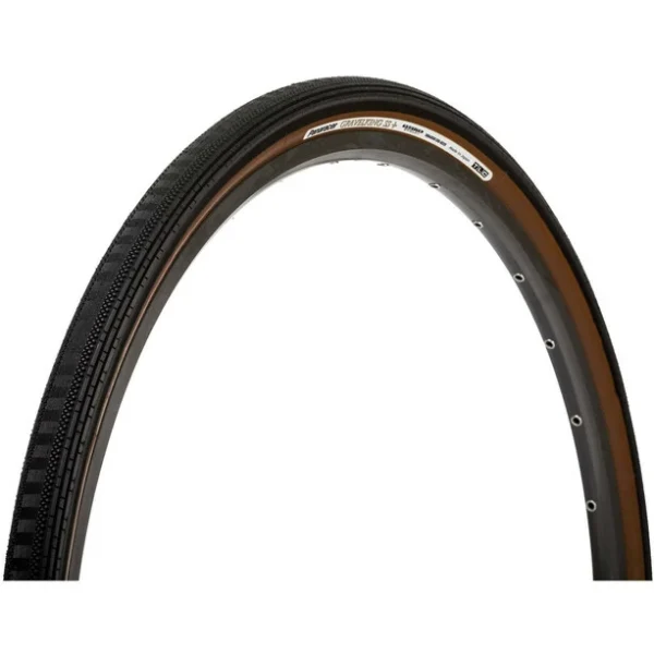 mode pas cher Panaracer GravelKing Semi Slick Plus Pneu Pliable 700x35C TLC, Marron 1