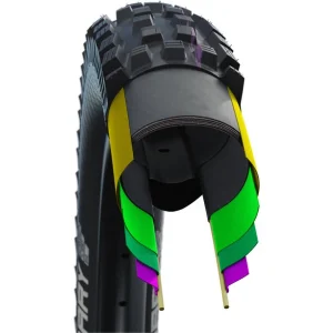 SCHWALBE Dirty Dan Super Downhill Evolution Pneu Pliable 27.5×2.35″ TLE Addix Ultra Soft, Noir boutiqued en ligne 9