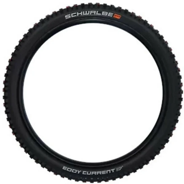 mode pas cher SCHWALBE Eddy Current Front Super Trail Evolution Pneu Pliable 27.5×2.80″ TLE E-50 Addix Soft, Noir 3