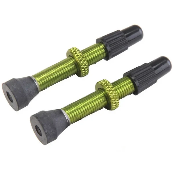 site pas cher VAR Presta Valve Tubeless 35mm Aluminium 2 Pièces, Vert 1