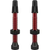 soldes en ligne WTB Valve Tubeless Presta Aluminium 2 Pièces 46mm, Rouge 5