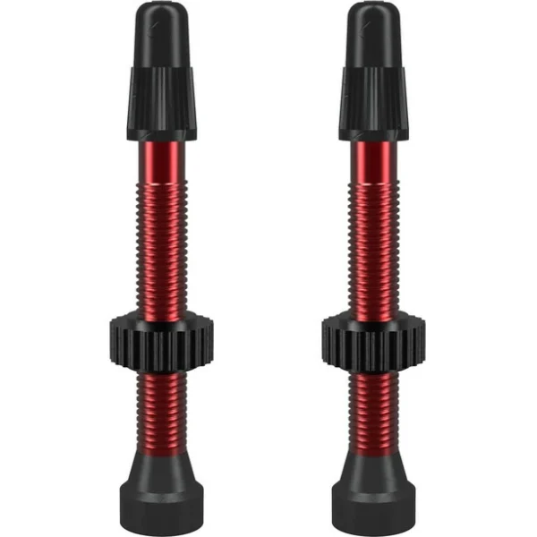 soldes en ligne WTB Valve Tubeless Presta Aluminium 2 Pièces 46mm, Rouge 1